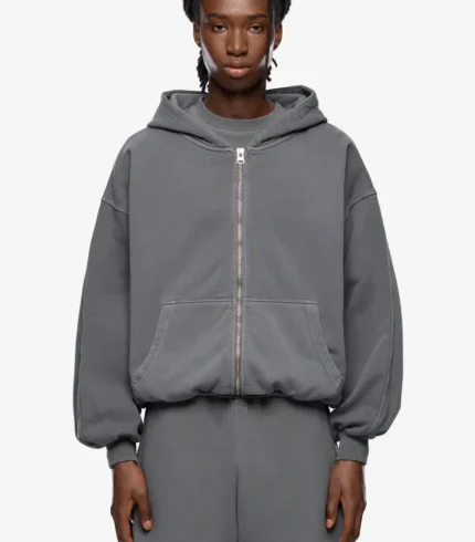 SH Washed Blank Zip Hoodie